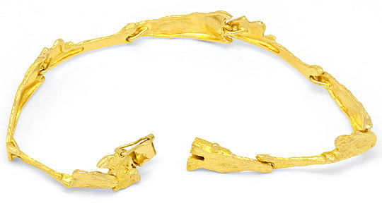 Foto 3 - Lapponia Markenschmuck Design-Gold-Armband Gelbgold 14K, K2419