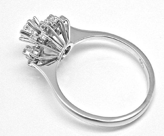 Foto 3 - Diamant-Ring 18K Weißgold-Handarbeit 0,58ct, S8923