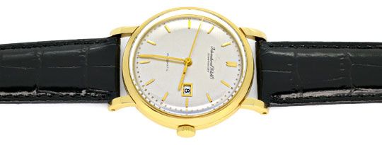 Foto 1 - IWC Gold Herren-Armbanduhr antik Automatik Datum Topuhr, U1587